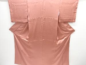 逆雲取りに青海波模様織り出し付け下げ色無地着物